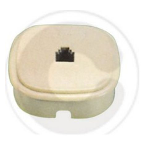 Prise murale FME Art 22.240 pour tA lA phone encastrA Telecom Plug 6 / 4C