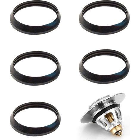 Joint Torique Conique - Silicone - 43 mm x 38 mm x 2 mm - Pour Crépine D Évier - Lot De 6 (1/5)
