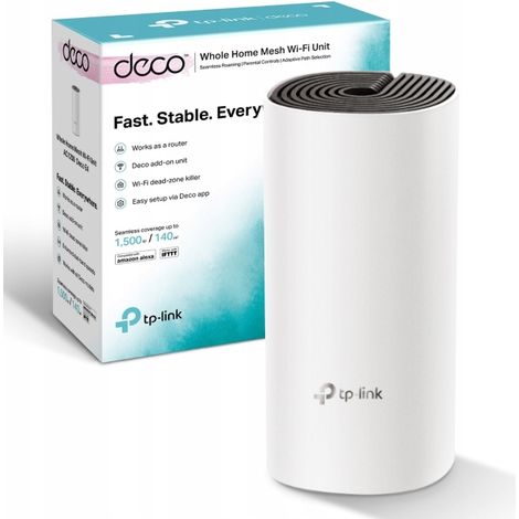 Système Mesh TP-Link Deco E4 V1 (1 unité) AC1200 2xLAN/WAN