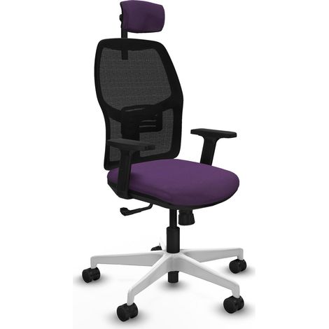 Silla de oficina piqueras y crespo Alfera negro tela malla (1/2)