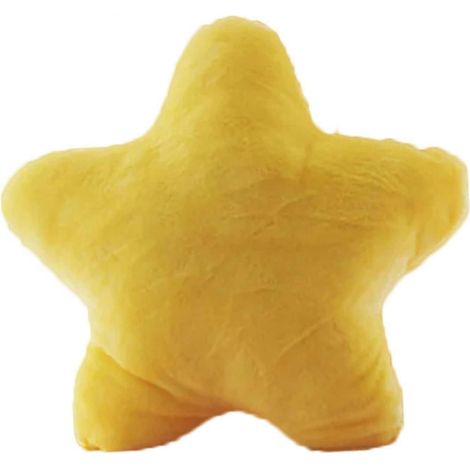 Coussin étoile en peluche jaune, jouet mignon pour enfants, 40 cm (1/5)