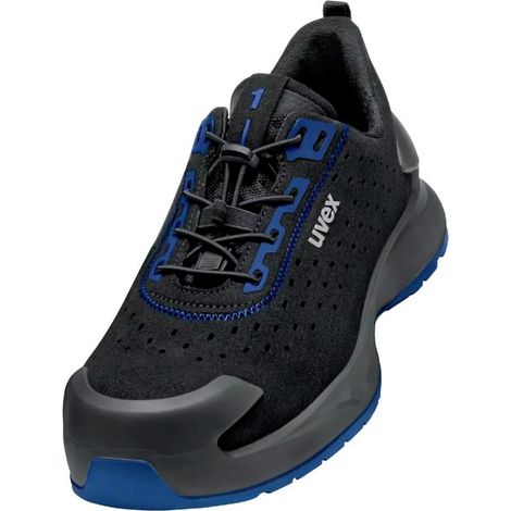 uvex Halbschuhe 1 x-craft S1 schwarz blau Weite 11 Gr. 42 (1/4)