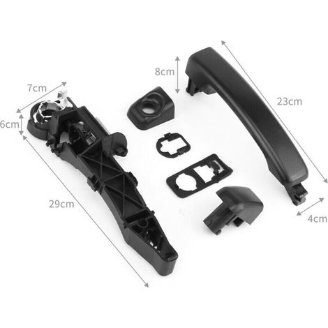 Poignée de porte complète master 3 movano 3 interstar 806067794R 806073022R (1/4)