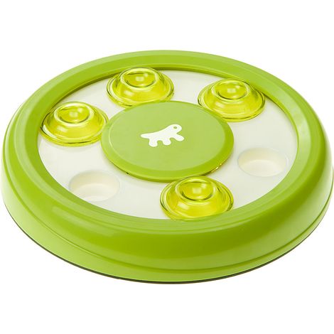 Ferplast DISCOVER Gioco interattivo per gatti con fori per le crocchette.. Variante DISCOVER - Misure: Ø 23 x 4.2 cm -