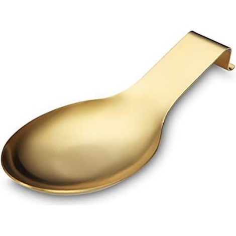 Support Pour Louche - Acier Inoxydable - Finition Or Mat - 24 cm - Usage Cuisine - Lot De 1 (1/3)