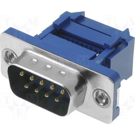 9pin MALE Sub-D Stecker für Flachkabel