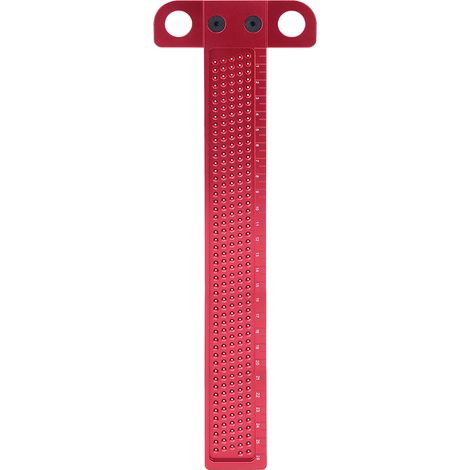 Règle en T en aluminium pour menuisier, outil de traçage avec guide de perçage pour charpente (Modèle C) (1/5)