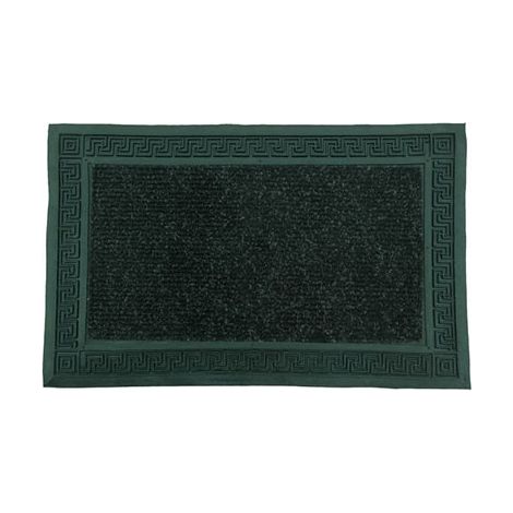 Alfombra felpudo goma y moqueta 80x60cm 122523 (1/2)