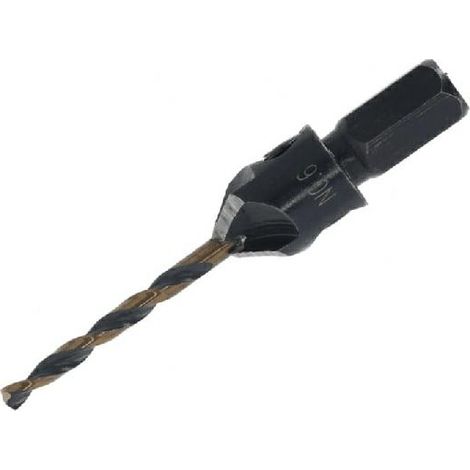 DeWalt ampliador para sistema de broca y trabajo de 6mm, ideal para perforaciones precisas, alta durabilidad, resistencia al desgaste, diseño optimizado para trabajos exigentes.
