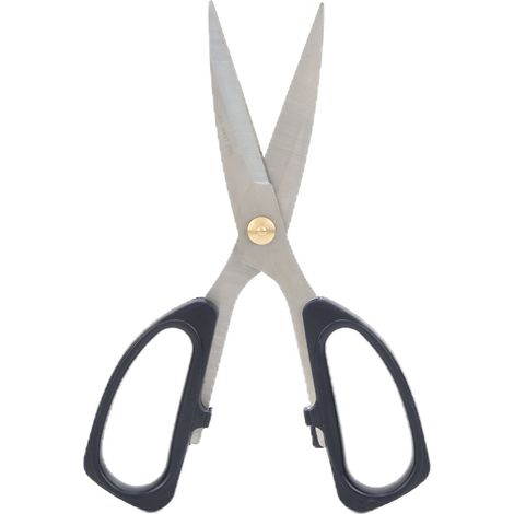 Ciseaux en acier inoxydable, sûrs, faciles à utiliser, outil multifonction pour le bricolage, pour adultes, étudiants et enseignants (3003/1) (1/5)