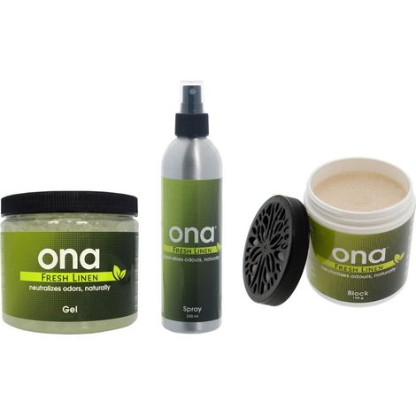Pack destructeurs d'odeurs ONA Fresh Linen