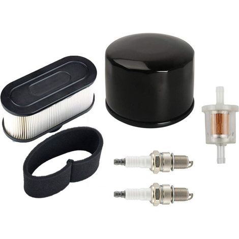 Filtre à air, préfiltre, filtre à huile, filtre à carburant, 2 pièces, remplacement de bougie d'allumage pour moteur 4 temps Kawasaki FR651V FR691V FR730V FS481V FS541V FS600V FS651V FS691V FS730V (1/5)