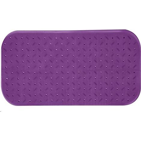 Tapis de Douche antibactérien antidérapant avec ventouses Violet/Violet Env. 36 x 76 cm Lavable à 60 °C (1/2)