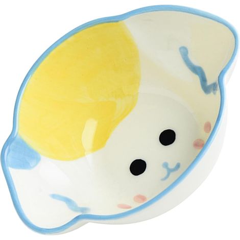 Bol Enfant Céramique Forme Animaux Mignon Cartoon, Assiette Repas Réutilisable pour Soupe, Céréales, Pâtes, Glace (Chien) (1/5)