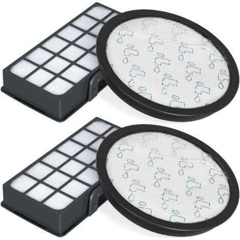 Set mit 2 HEPA-Filtern für Rowenta Silence Force Cyclonic 4AAAA Staubsauger RO7647EA, RO7663EA, RO7676EA, RO7681EA (Modell RO76xx). Ersatzfilterzubehör ZR903701 (1/4)