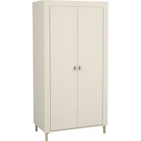 Armario Mormavu 100, Cachemira, 194x97x56cm, Puertas de armario: Con bisagras, Número de estantes: 0