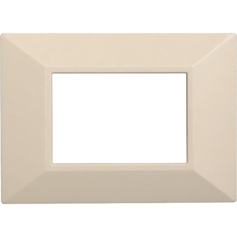 ETTROIT AN90309 Placca Piramide 3P Serie MOON Colore Sabbia Compatibile Con Bticino Axolute (1/4)