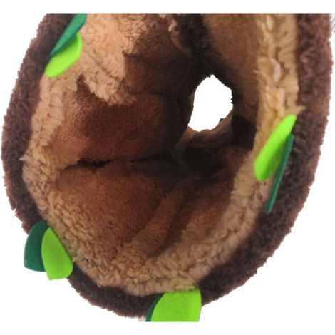 Hamac tunnel pour animaux de compagnie doux et confortable - Hamac naturel pour chinchilla hamster furet et autres petits animaux (1/5)