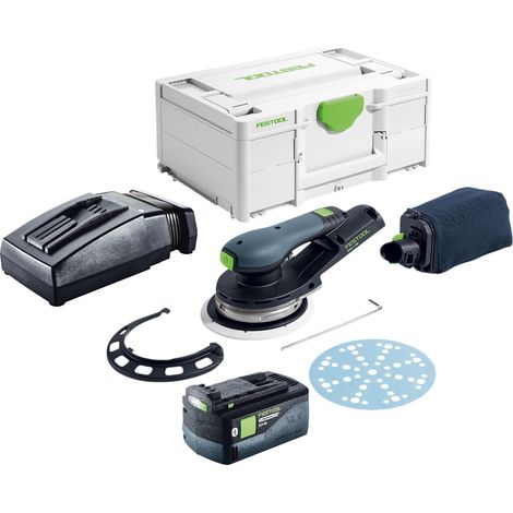 Festool ETSC 2 150-Basic Akku Exzenterschleifer 18 V 150 mm Brushless + 1x Akku 5,0 Ah + Ladegerät + Systainer