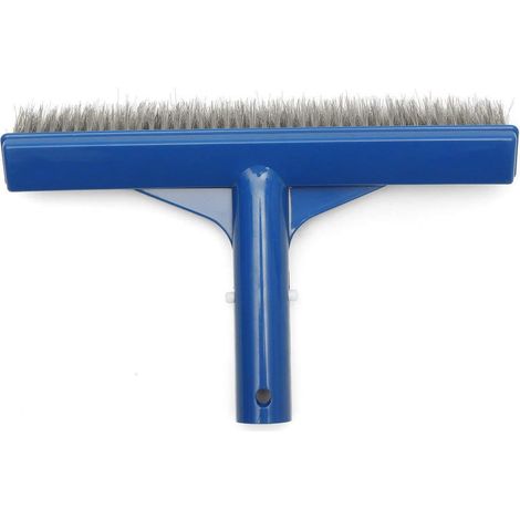 Brosse de piscine en acier inoxydable, 25 cm, aluminium, pour parois, fond, marches et carrelage-AquaForge (1/5)