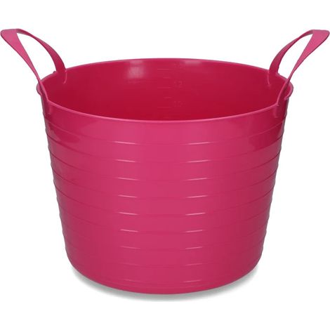 Secchio flessibile V-Trug Flexi ROSA 14 l cavallo box (1/3)