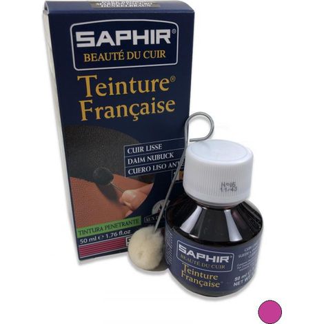 TEINTURE FRANCAISE Cuir Liquide Saphir, 50 ml (bases spéciales) Base POURPRE