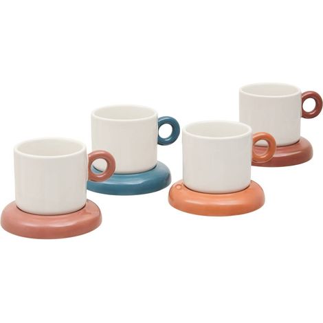 4er-Set Tassen von Homy, 110 ml - Atmosphera créateur d'intérieur (1/5)
