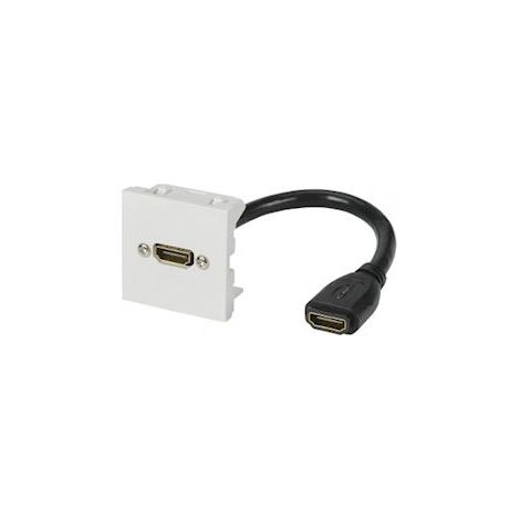 plastron hdmi - raccord femelle - 0.15 mètre - erard 2802