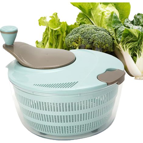 Essoreuse à Salade,Laveuse Et Essoreuse Déshydrateur Pour Salade Et Légumes - Panier Filtre à Légumes  Pour La Cuisine L'Appartement Le Dortoir Le Restaurant La Maison Et La Salle À (1/5)
