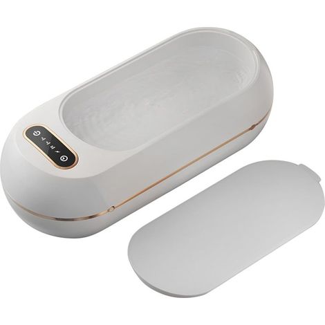 Nettoyeur efficace 47 kHz Puissant appareil de nettoyage pour bijoux et lunettes (1/5)