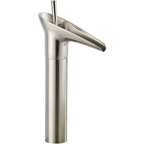 Wasserfall-Armatur Nickel Kupfer, Einhebel, Einloch Deckplatte (1/4)