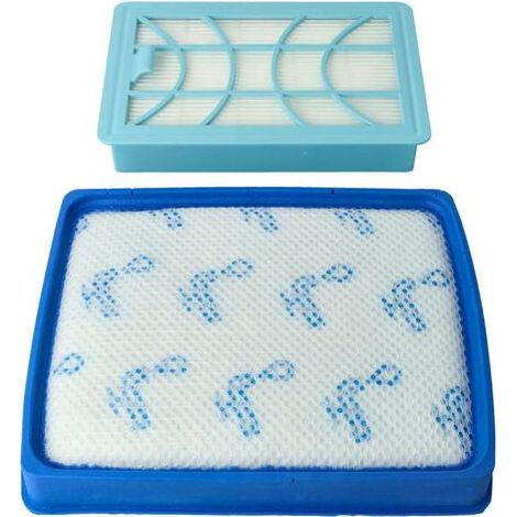 Juego de filtros compatible con Philips PowerPro Expert FC9728/01, FC9728/81, FC9729/09, FC9730, FC9731, FC9732 - 2 filtros de repuesto (1/4)