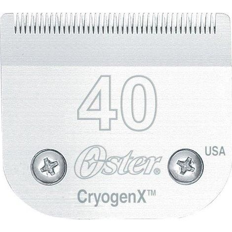 Oster Cryogen-X N°40 Schnittkopf Silber Präzise
