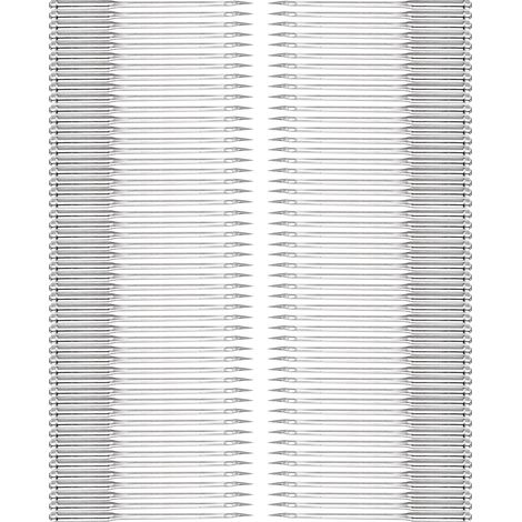 100 aiguilles à coudre domestiques en acier haute dureté, accessoires et fournitures pour machines à coudre, type 18 (1/5)