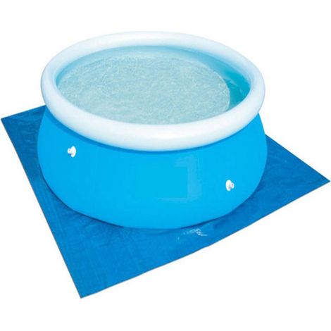 Tapis De Sol Pour Piscine - 366 Cm - Protection Fond Rond - Pour Piscine Hors Sol Et Creusée - 1 Pièce (1/4)
