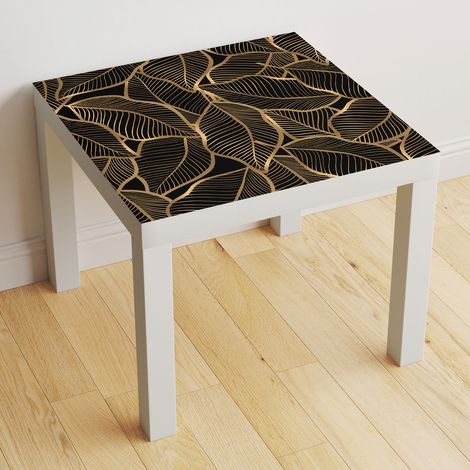 Stickers pour table - Feuilles - 90x90 cm - Adhésif BRILLANT (1/2)