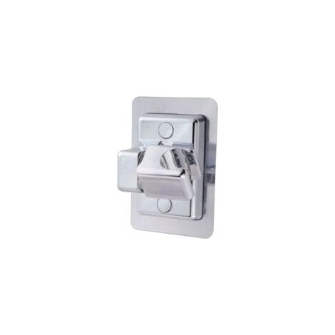 Organizador de ducha giratorio de 360° ajustable, no requiere perforación, ajustable, impermeable, soporte de ducha con ventosa (plateado) - Crezuo