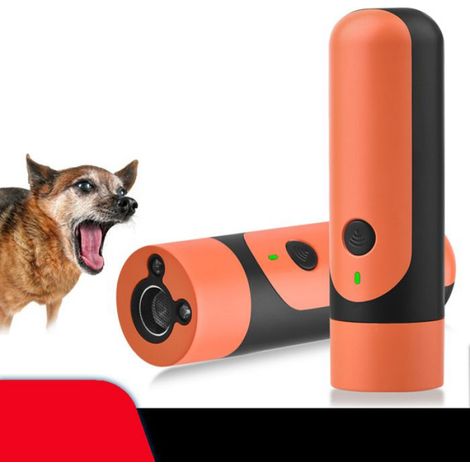 Dispositif Anti-aboiement - Ultrason - Pour Dressage Chien - 3 Modes Réglables - Lampe LED Intégrée - Autonomie Batterie Longue Durée (1/5)