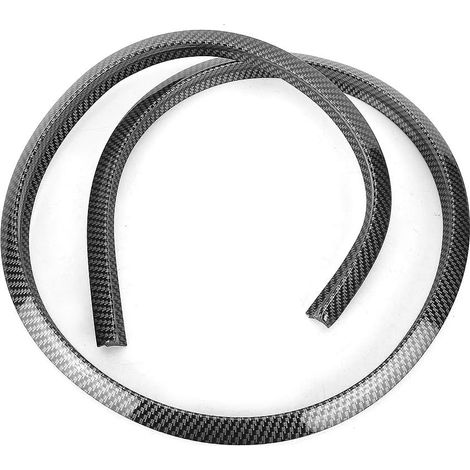 Bande de Sourcil de Pneus de Roue, Bande de Sourcil de Roue, Protecteur de de Garniture de de, Accessoires Universels de Style en Fibre de Carbone de 1,5 M (1/4)