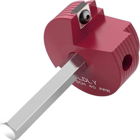 Alésoir de Tuyau en PVC avec Arbre Hexagonal-Économiseur de Joint en PVC pour Conduites D'Eau, Conduites de Drainage-Outil de Plomberie pour Coupe de Tuyau Intérieur A (1/5)