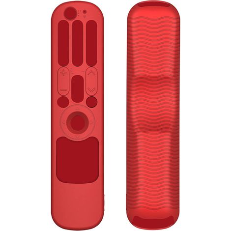 Étui de protection souple et antidérapant en silicone pour télécommande LG AN MR21GC MR21N MR21GA (rouge) (1/5)