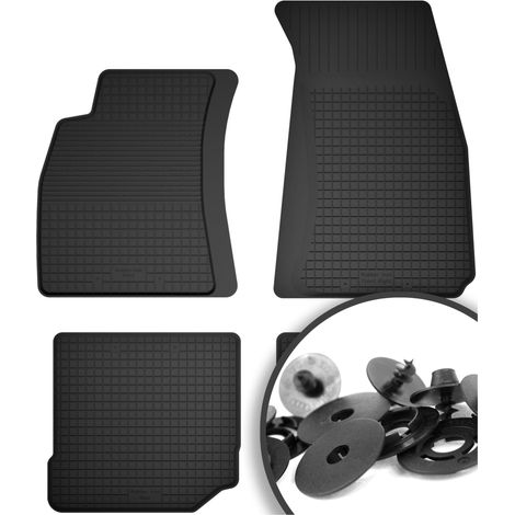 Alfombrillas de goma + topes para: Audi A4 B5 sedán, familiar, Avant (1995-1999)