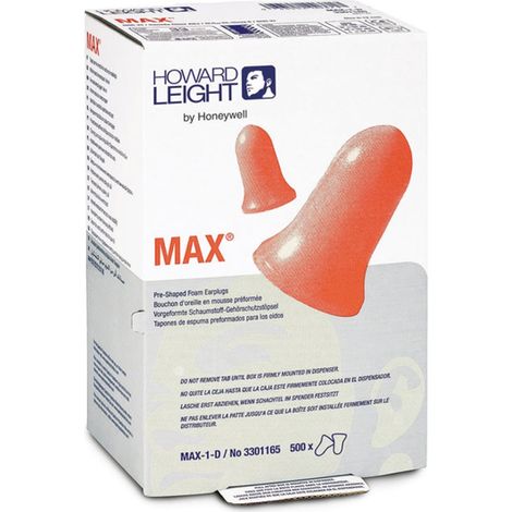 Recharge pour distributeur de bouchons d'oreilles MAX LS500 (sachet 500 paires) - HOWARD LEIGHT BY PIP