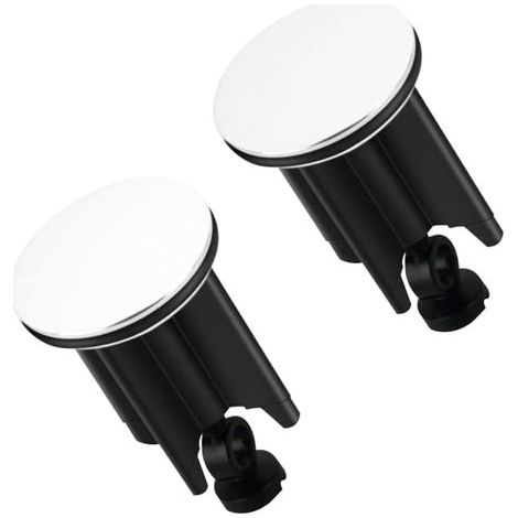 2 Pieces Universal Sink Plug 40mm Bathroom Sink Plug Height Adjustable Sink Plug Bathtub Plug for Sink Drain and Bidet