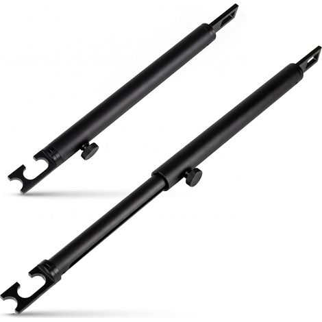 Support de hayon Réglable,Support réglable pour hayon multifonction,Barre de soutien pour camping-car et voiture, support de hayon en alliage d'aluminium,32-47CM,noir (1/5)