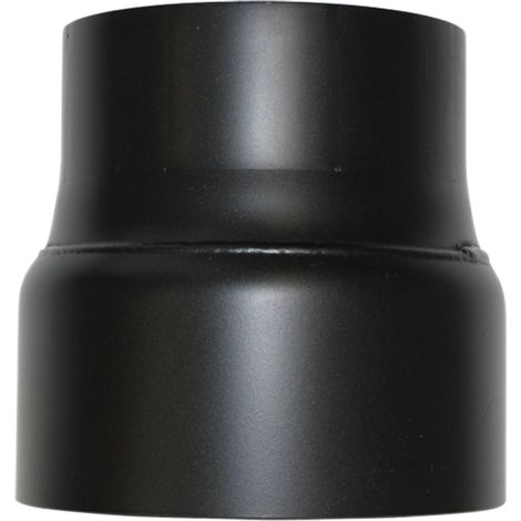Sivac – Réduction acier noir – Raccord VMC femelle 130mm – mâle 150mm – Pour chantiers humides – Couplage étanche
