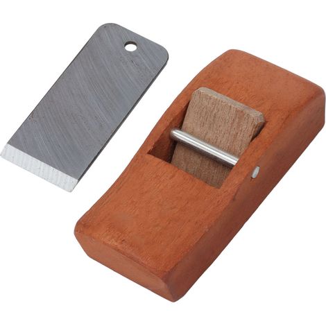 Mini rabot à bois, bloc en bois de santal rouge, lame en acier, rabot manuel d'ébavurage