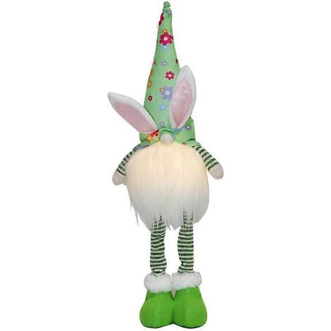 Handgefertigte schwedische Tomte-Kaninchen-Plüschpuppe, Heim- und Partydekoration, Weihnachtsschmuck, Kuscheltier für Kinder.