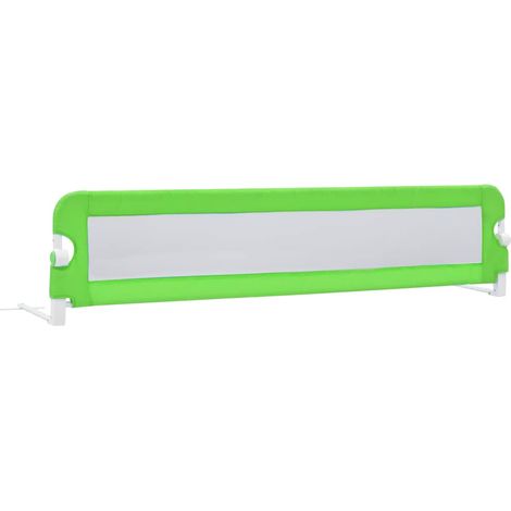 Maison Exclusive - Kleinkind-Bettschutzgitter Grün 180x42 cm Poly (1/5)