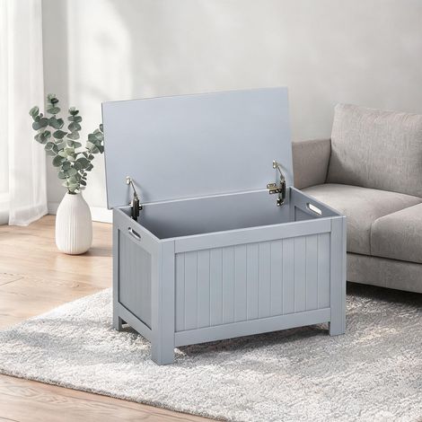 Armoire de rangement gris en MDF 81 x 40 x 46 cm (1/5)